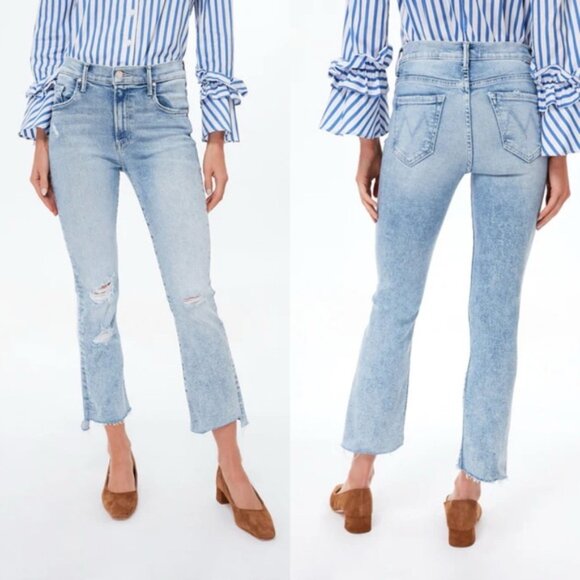 MOTHER | Love In A Boat The Insider Crop Step Fray Jeans - Picture 8 of 8